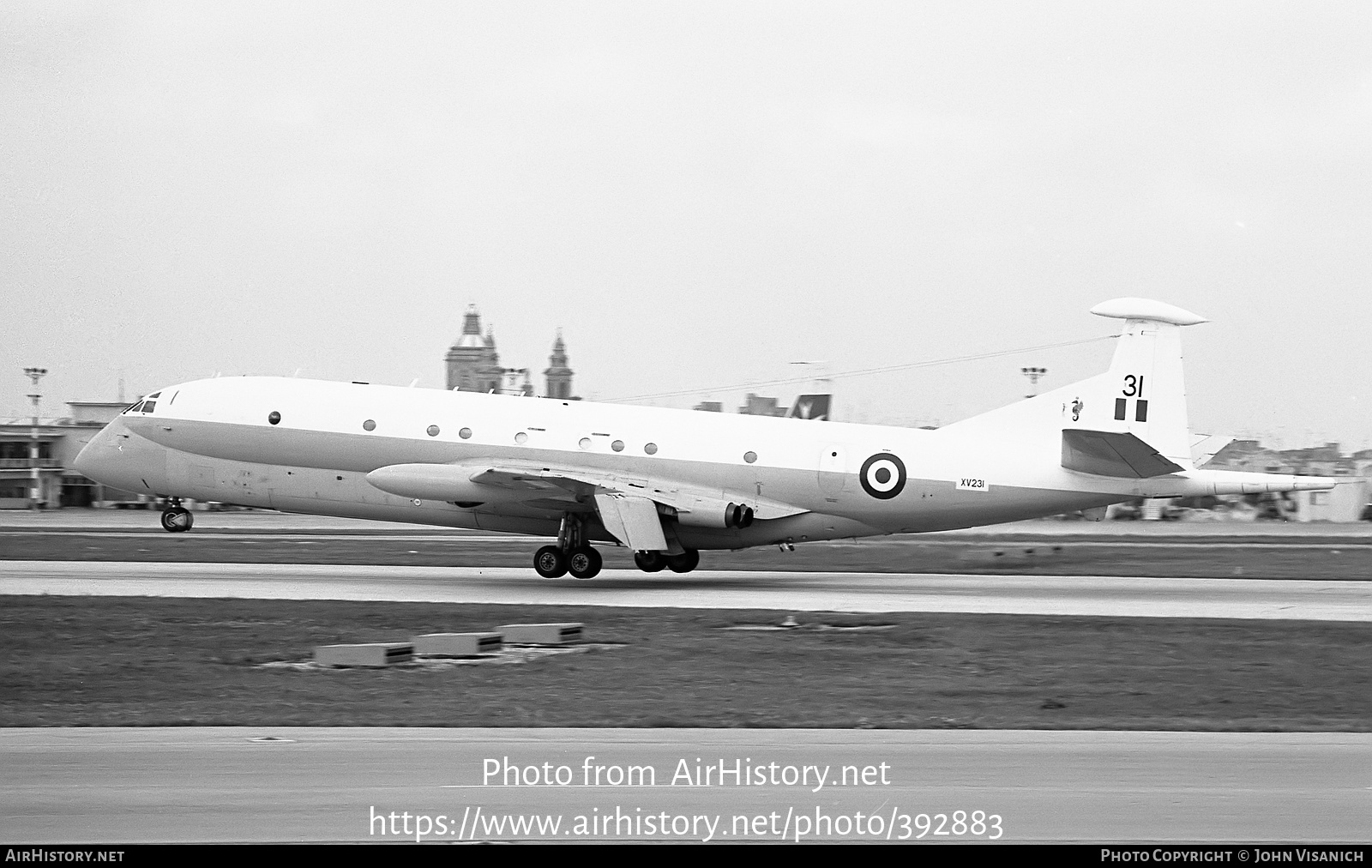 Aircraft Photo of XV231 | Hawker Siddeley HS-801 Nimrod MR.1 | UK - Air Force | AirHistory.net #392883