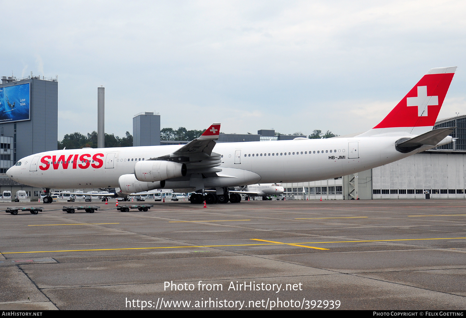 Aircraft Photo of HB-JMI | Airbus A340-313 | Swiss International Air Lines | AirHistory.net #392939