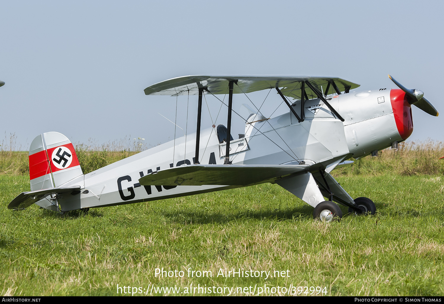 Aircraft Photo of G-WJCM | CASA 1-131E Series 2000 Jungmann | AirHistory.net #392994