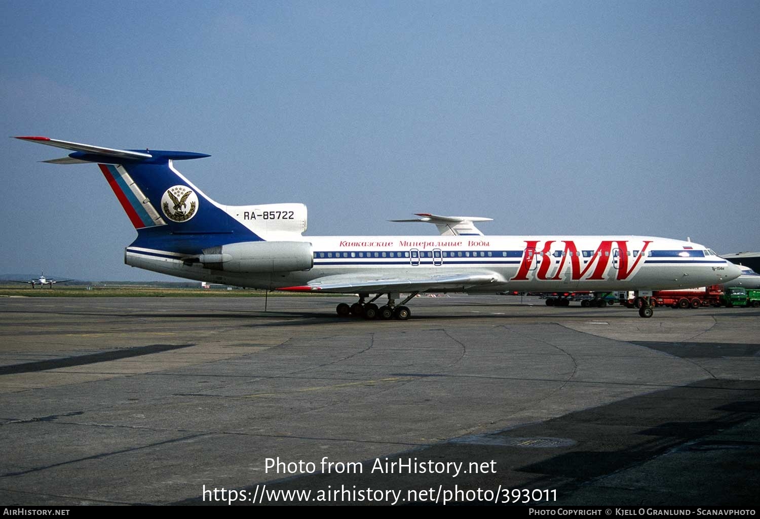 Aircraft Photo of RA-85722 | Tupolev Tu-154M | KMV - Kavkazskie Mineralnye Vody | AirHistory.net #393011