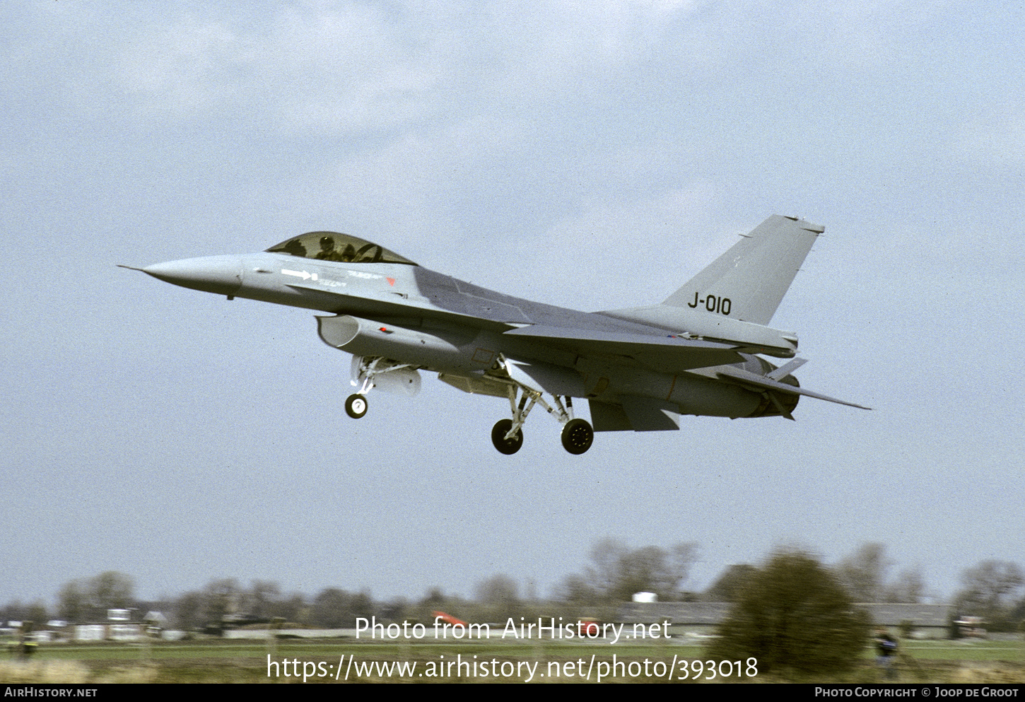 Aircraft Photo of J-010 | General Dynamics F-16A Fighting Falcon | Netherlands - Air Force | AirHistory.net #393018