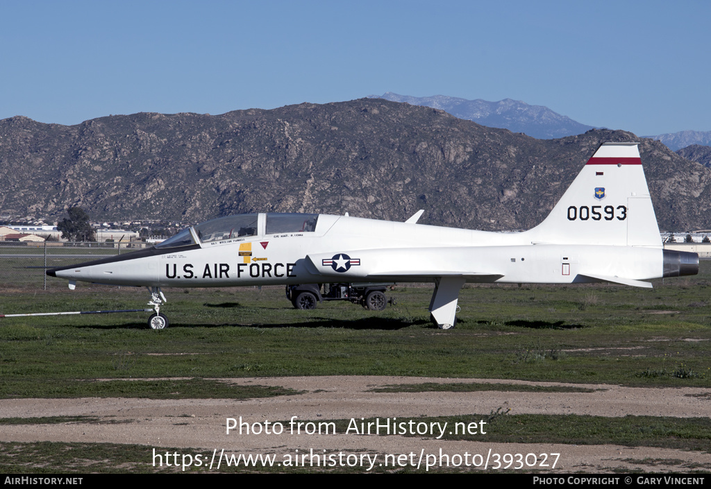 Aircraft Photo of 60-0593 / 00593 | Northrop T-38A Talon | USA - Air Force | AirHistory.net #393027