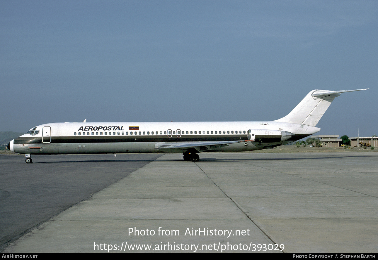 Aircraft Photo of YV-41C | McDonnell Douglas DC-9-51 | Aeropostal | AirHistory.net #393029