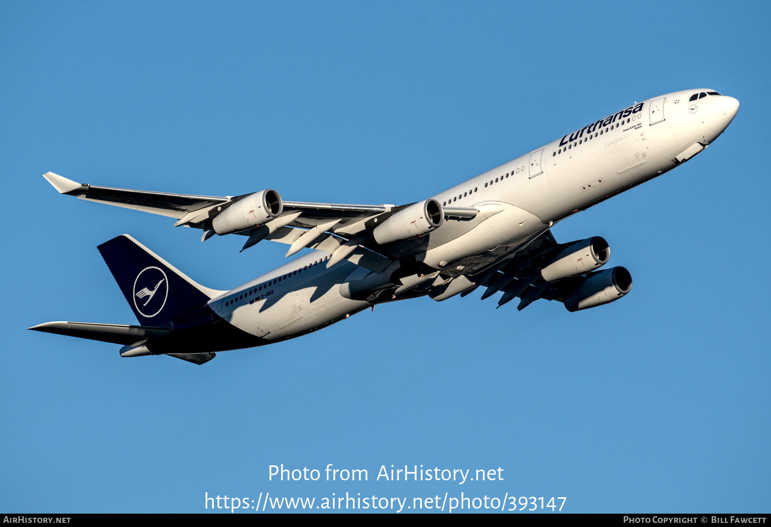 Aircraft Photo of D-AIGX | Airbus A340-313 | Lufthansa | AirHistory.net #393147