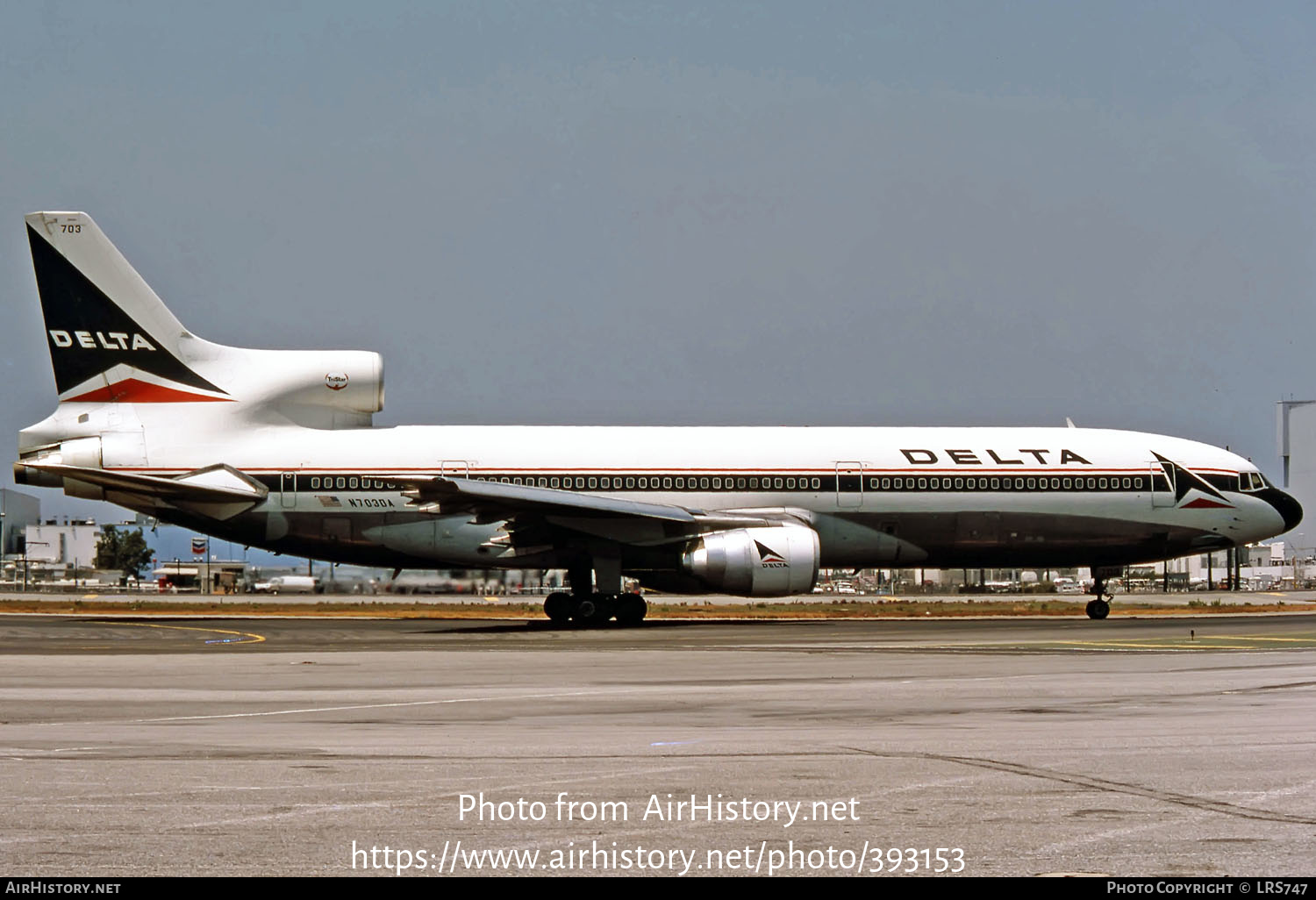 Aircraft Photo of N703DA | Lockheed L-1011-385-1 TriStar 1 | Delta Air Lines | AirHistory.net #393153