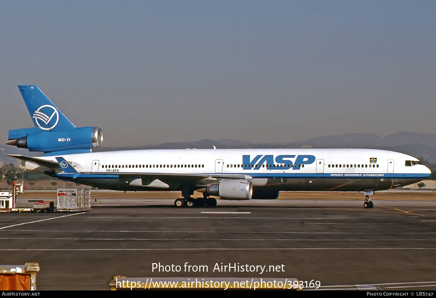 Aircraft Photo of PP-SFD | McDonnell Douglas MD-11 | VASP | AirHistory.net #393169