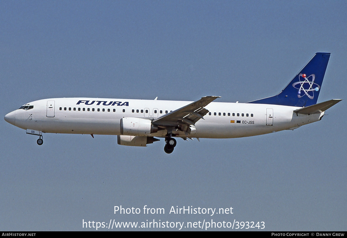 Aircraft Photo of EC-JSS | Boeing 737-4K5 | Futura International Airways | AirHistory.net #393243