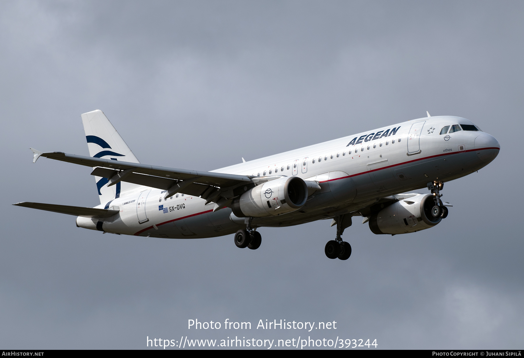 Aircraft Photo of SX-DVG | Airbus A320-232 | Aegean Airlines | AirHistory.net #393244