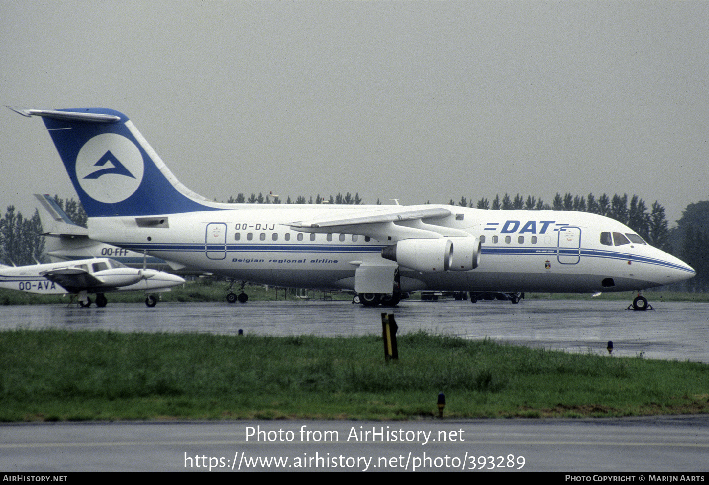 Aircraft Photo of OO-DJJ | British Aerospace BAe-146-200 | Delta Air Transport - DAT | AirHistory.net #393289