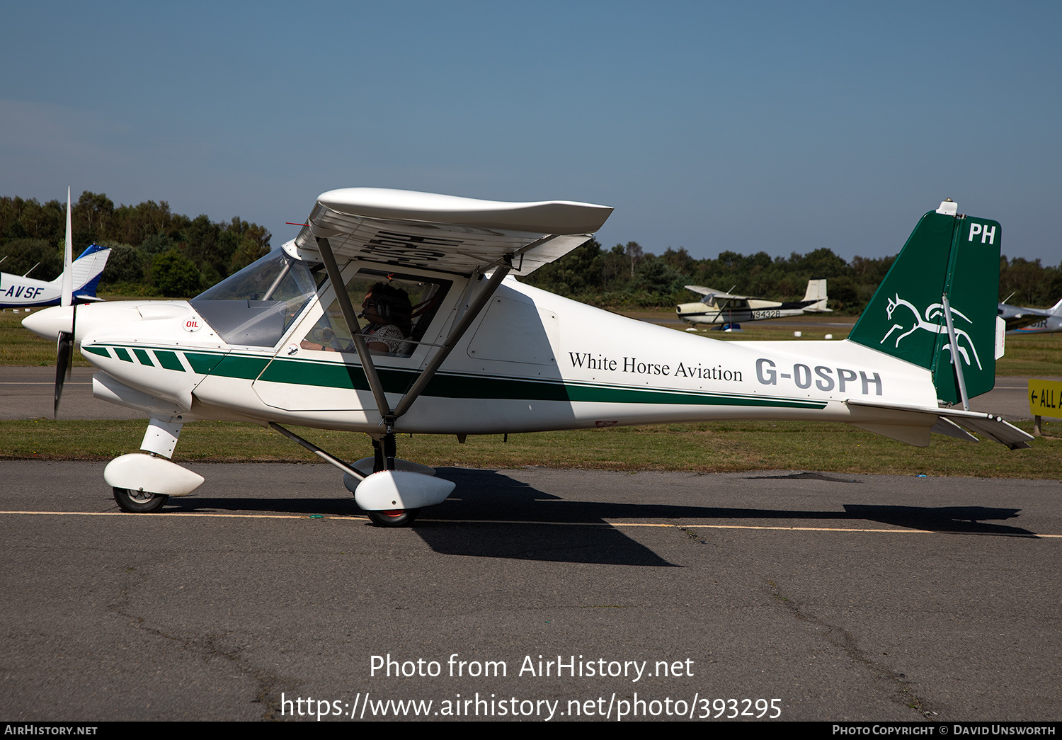 Aircraft Photo of G-OSPH | Comco Ikarus C42-FB100 | White Horse Aviation | AirHistory.net #393295