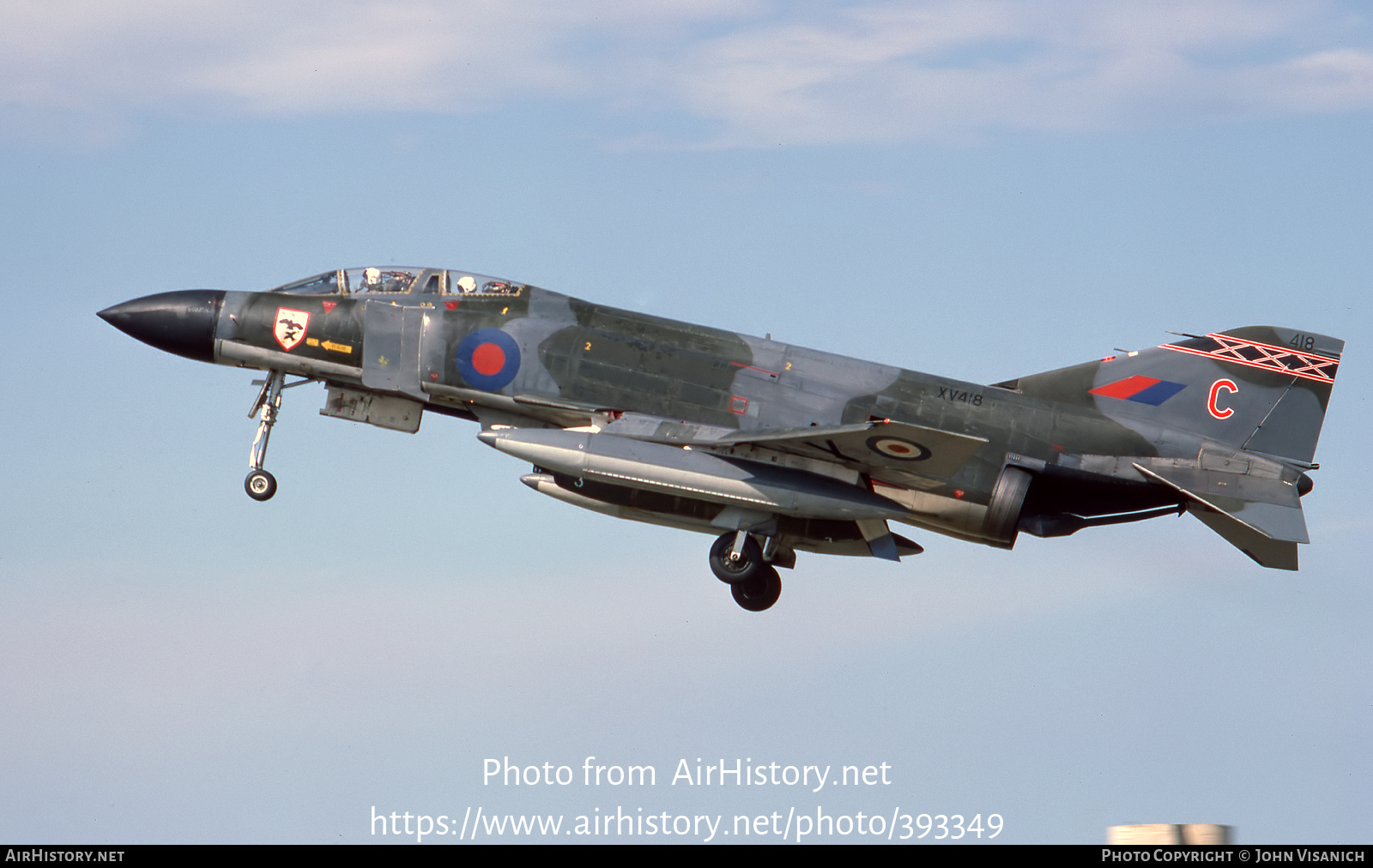 Aircraft Photo of XV418 | McDonnell Douglas F-4M Phantom FGR2 | UK - Air Force | AirHistory.net #393349