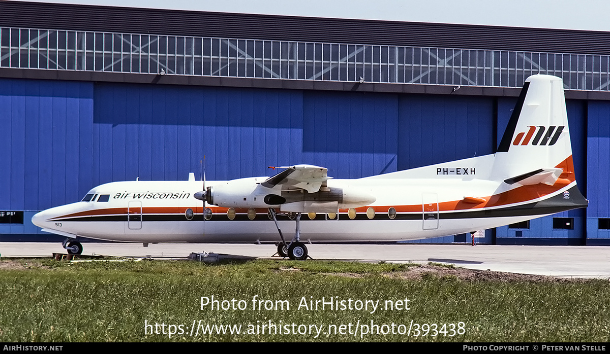 Aircraft Photo of PH-EXH | Fokker F27-500 Friendship | Air Wisconsin | AirHistory.net #393438