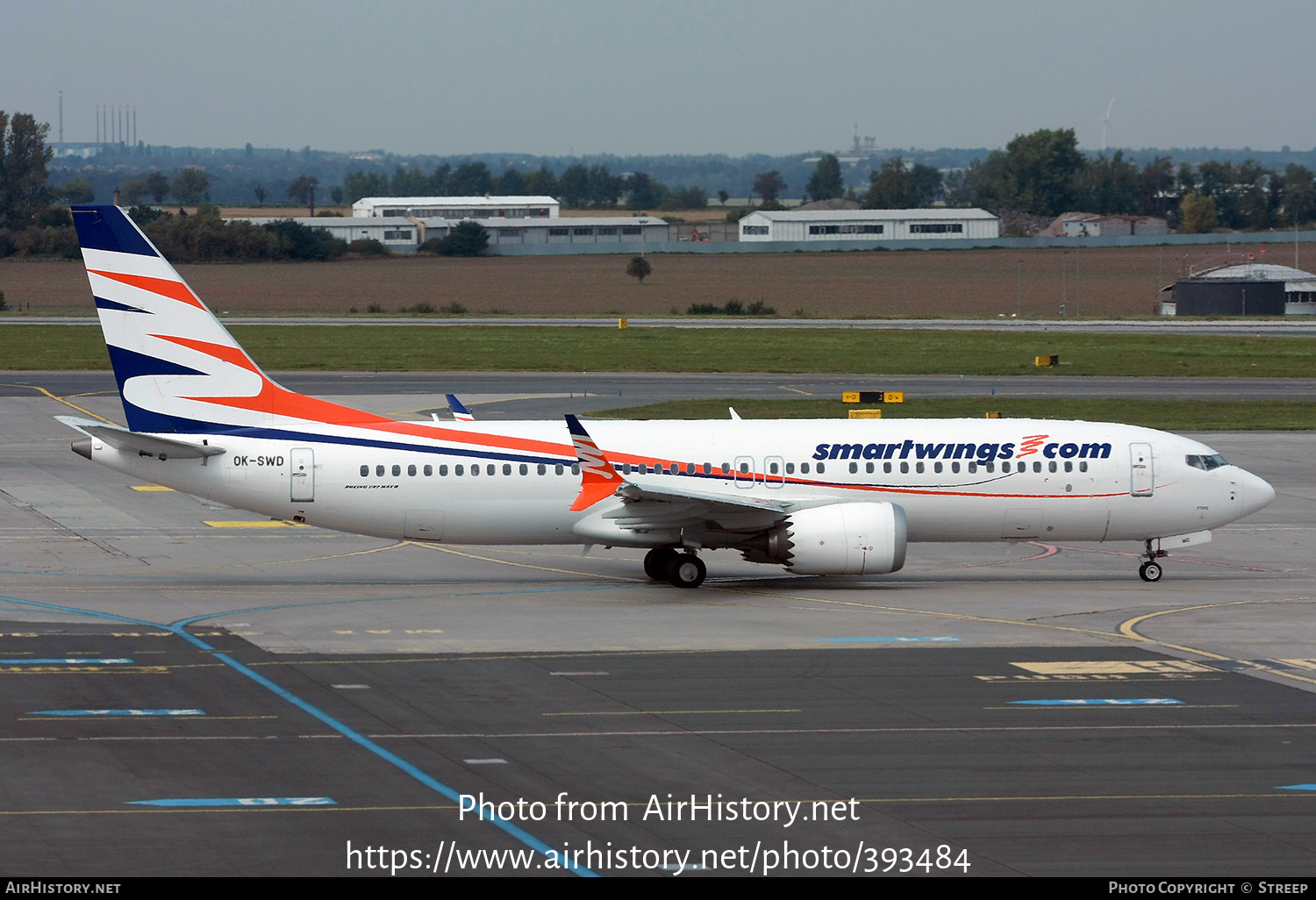 Aircraft Photo of OK-SWD | Boeing 737-8 Max 8 | Smartwings | AirHistory.net #393484