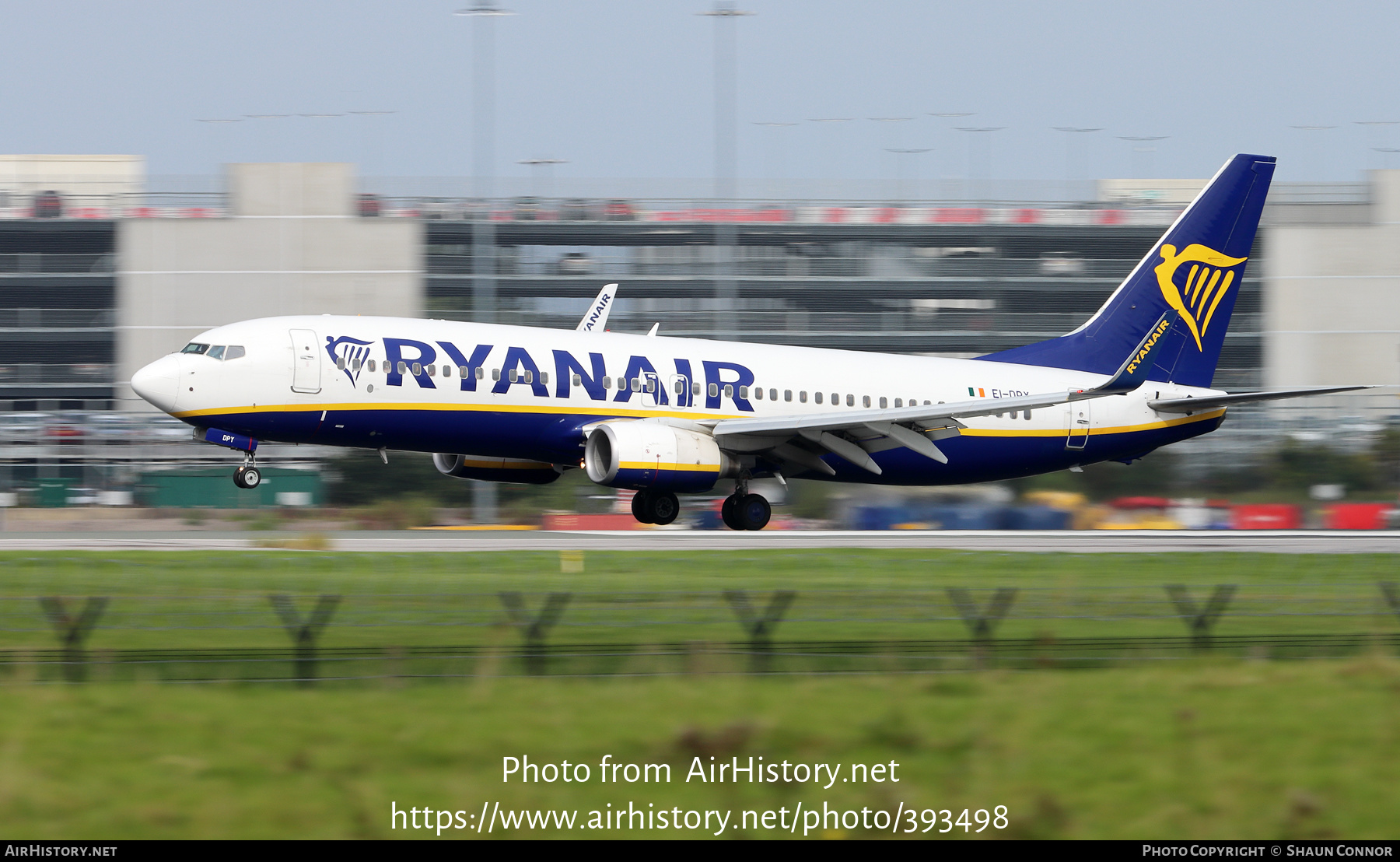 Aircraft Photo of EI-DPY | Boeing 737-8AS | Ryanair | AirHistory.net #393498