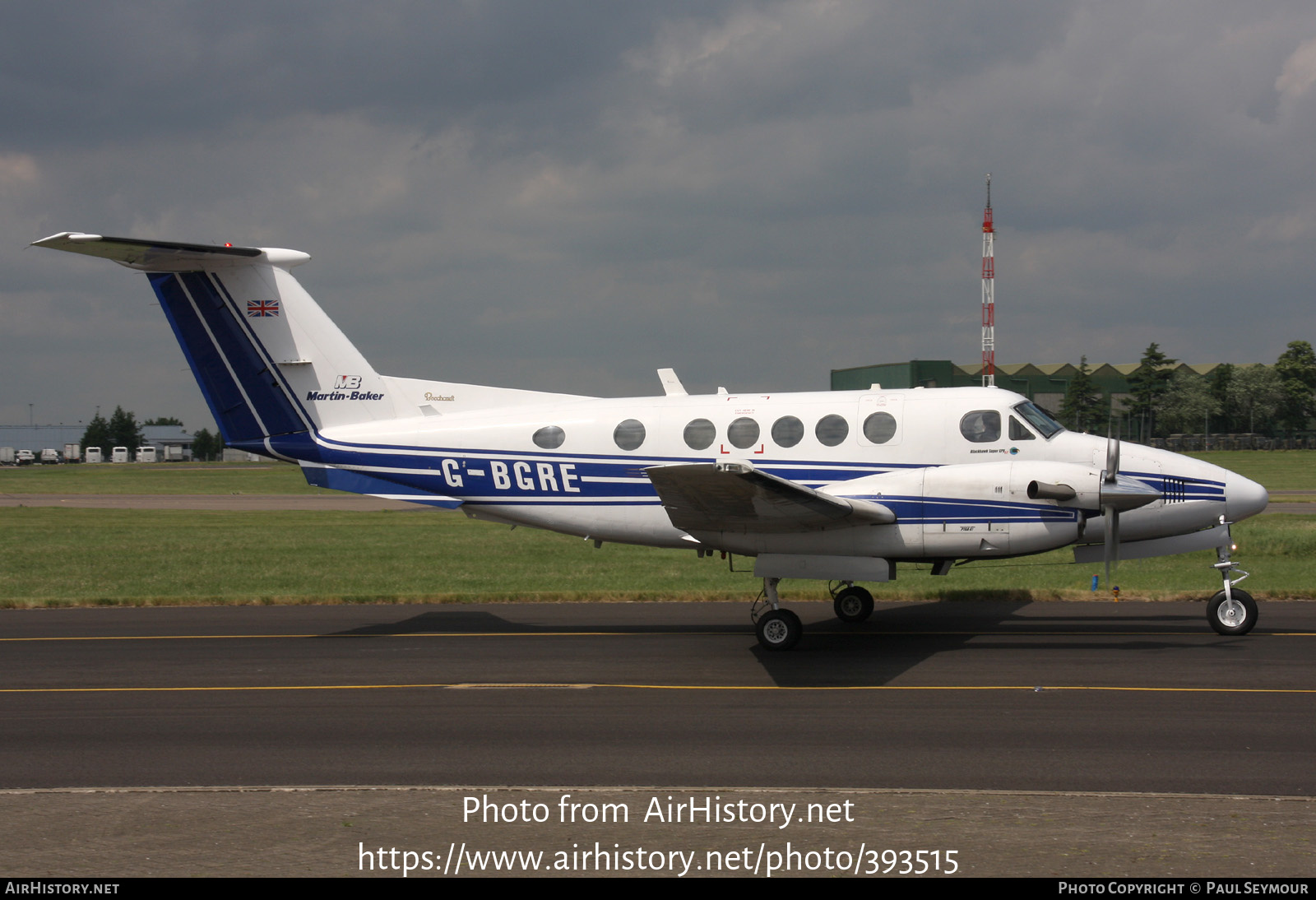 Aircraft Photo of G-BGRE | Beech 200 Super King Air | Martin-Baker | AirHistory.net #393515