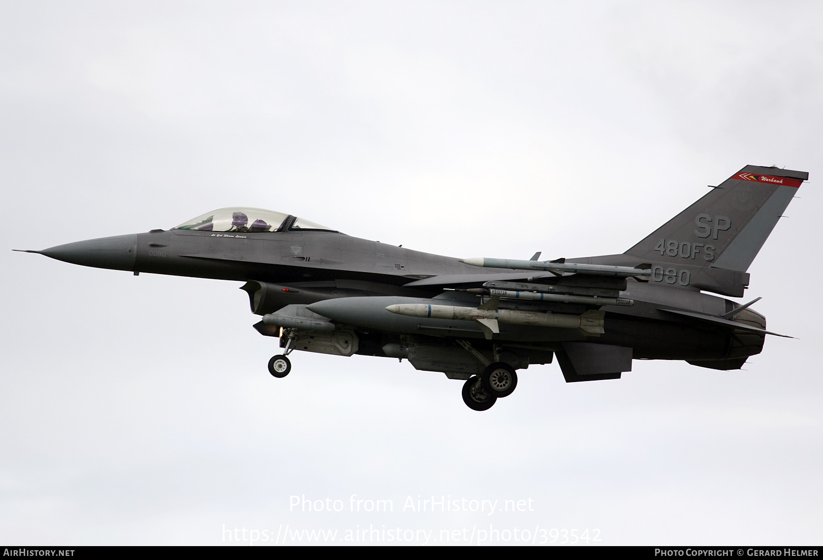 Aircraft Photo of 96-0080 / AF96-080 | Lockheed Martin F-16CJ Fighting Falcon | USA - Air Force | AirHistory.net #393542