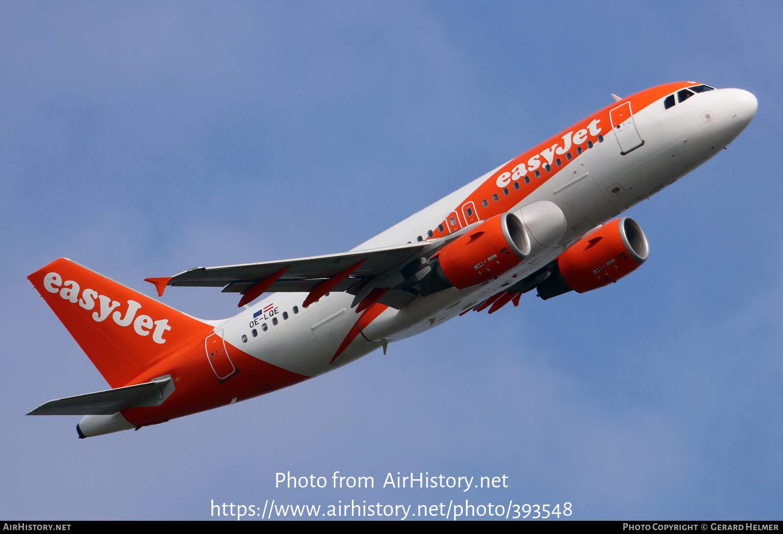 Aircraft Photo of OE-LQE | Airbus A319-111 | EasyJet | AirHistory.net #393548