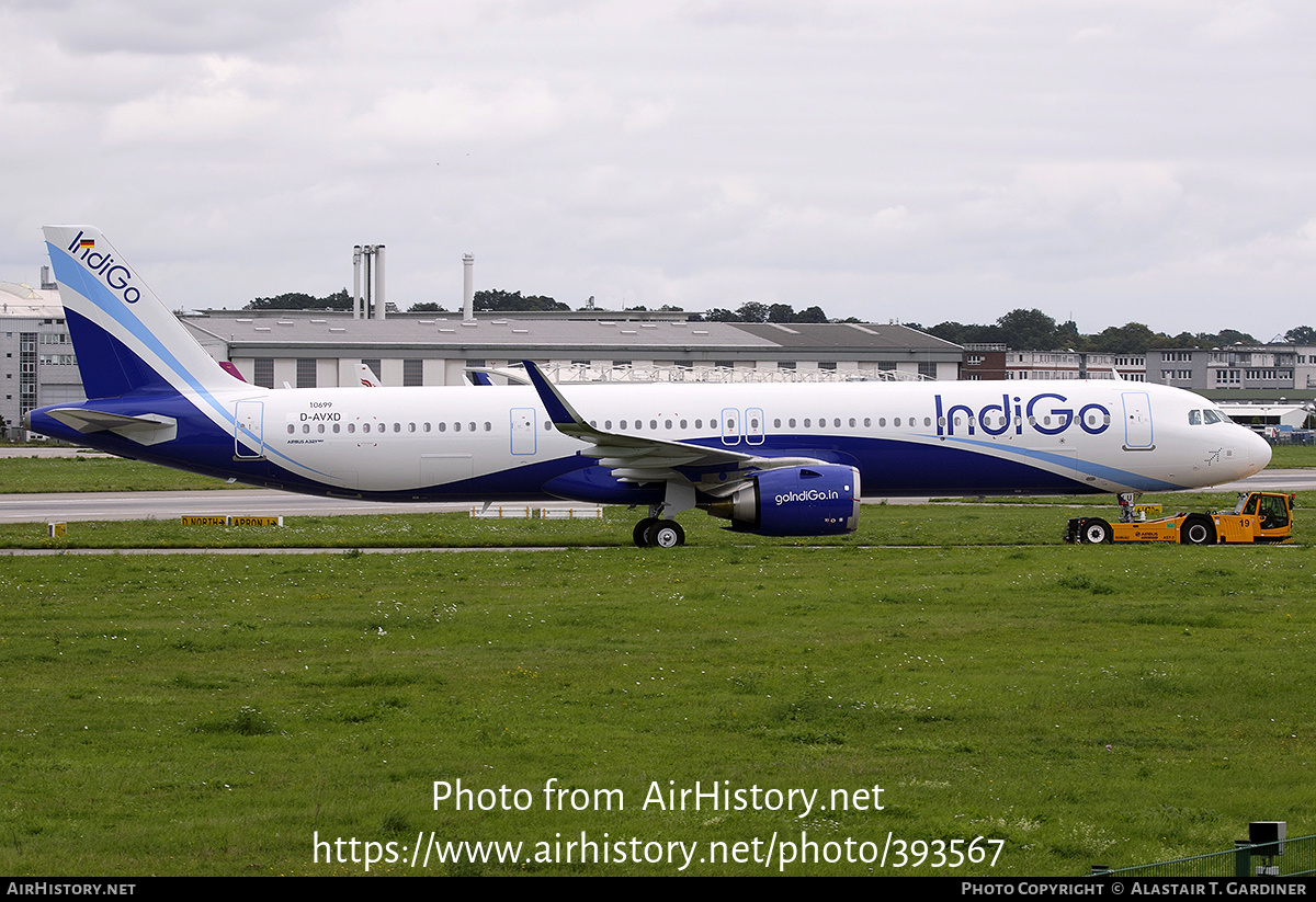 Aircraft Photo of D-AVXD | Airbus A321-251NX | IndiGo | AirHistory.net #393567