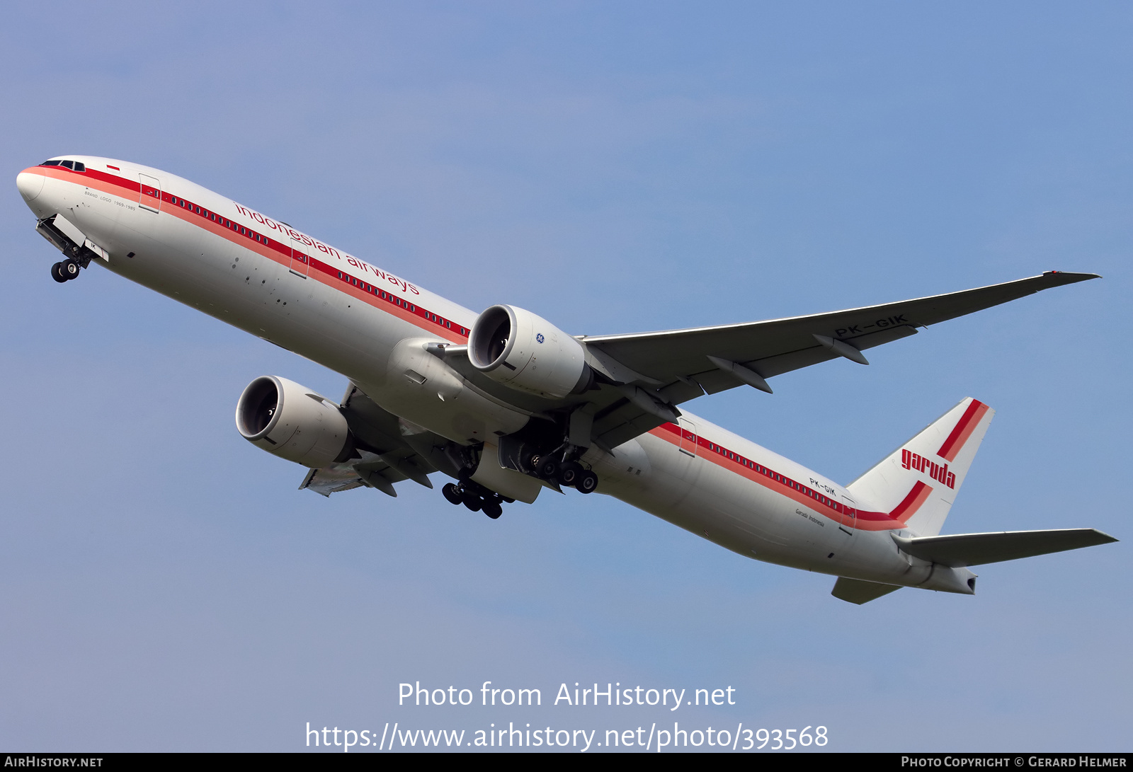 Aircraft Photo of PK-GIK | Boeing 777-3U3/ER | Garuda Indonesia | Garuda Indonesian Airways | AirHistory.net #393568