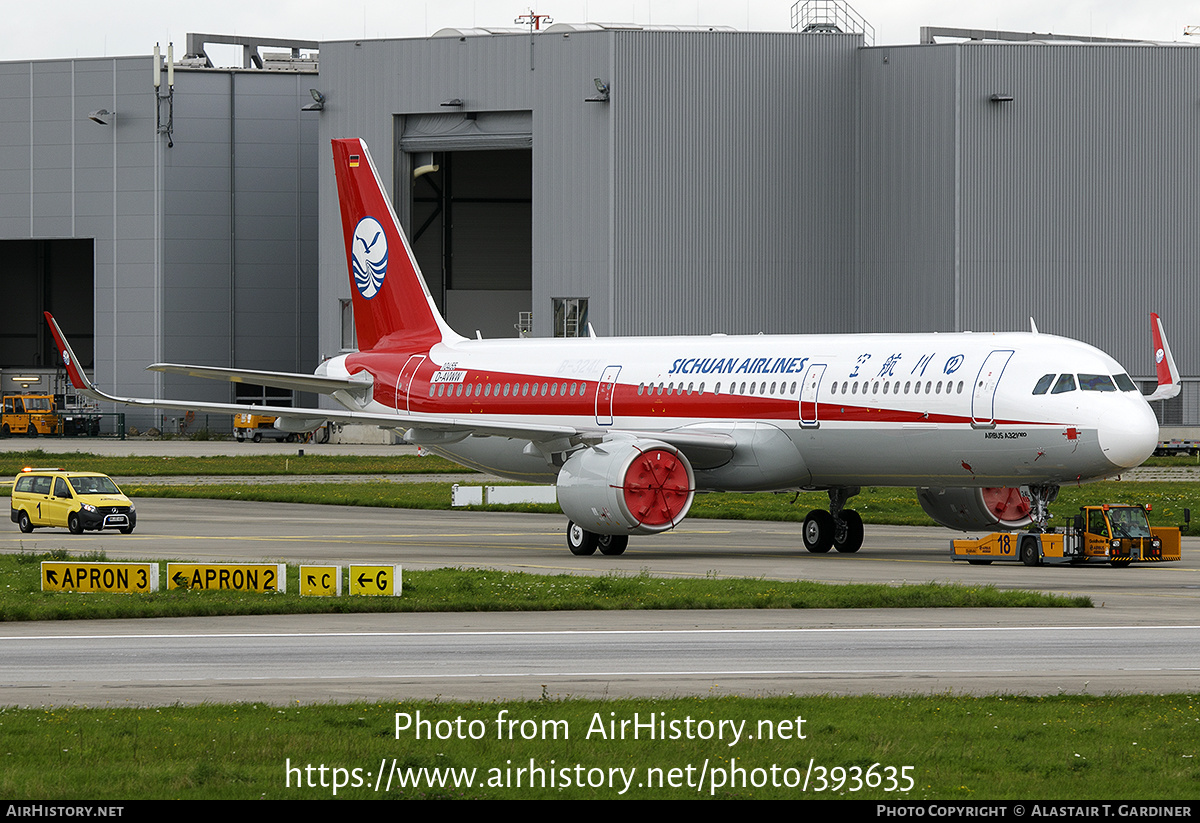 Aircraft Photo of D-AVWW | Airbus A321-271NX | Sichuan Airlines | AirHistory.net #393635