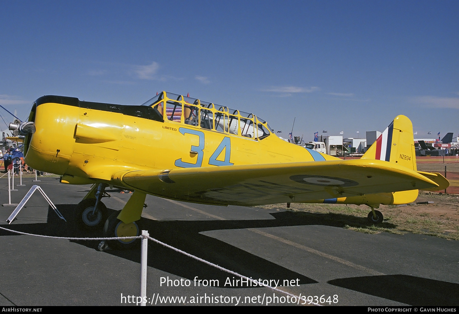 Aircraft Photo of VH-SFY / NZ934 | North American AT-6D Harvard III | New Zealand - Air Force | AirHistory.net #393648