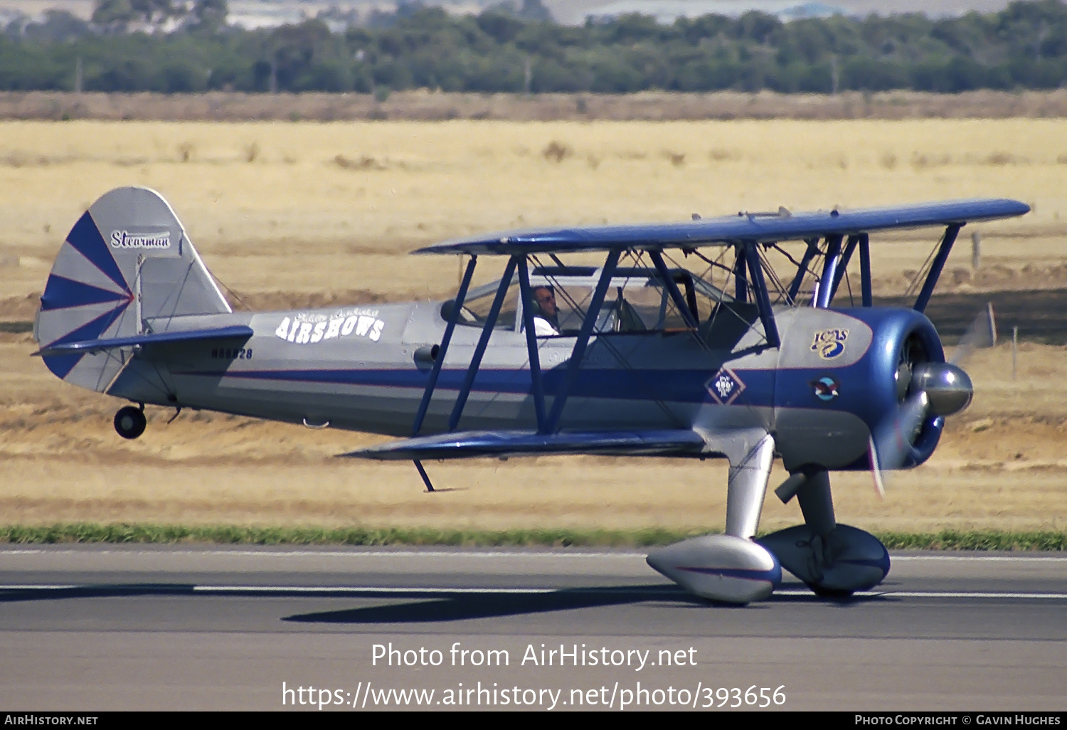 Aircraft Photo of N68828 | Boeing PT-13D Kaydet (E75) | Eddie Andreini Airshows | AirHistory.net #393656