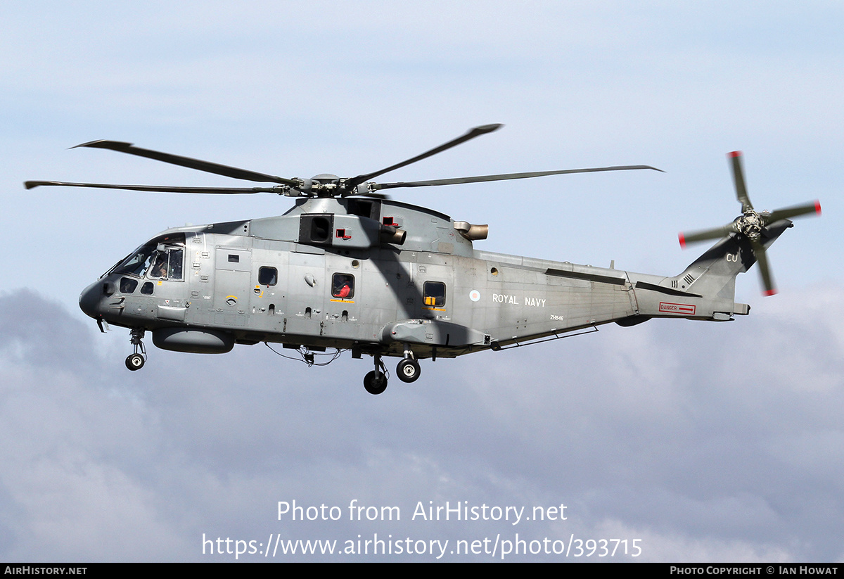 Aircraft Photo of ZH846 | EHI EH101-111 Merlin HM2 | UK - Navy | AirHistory.net #393715