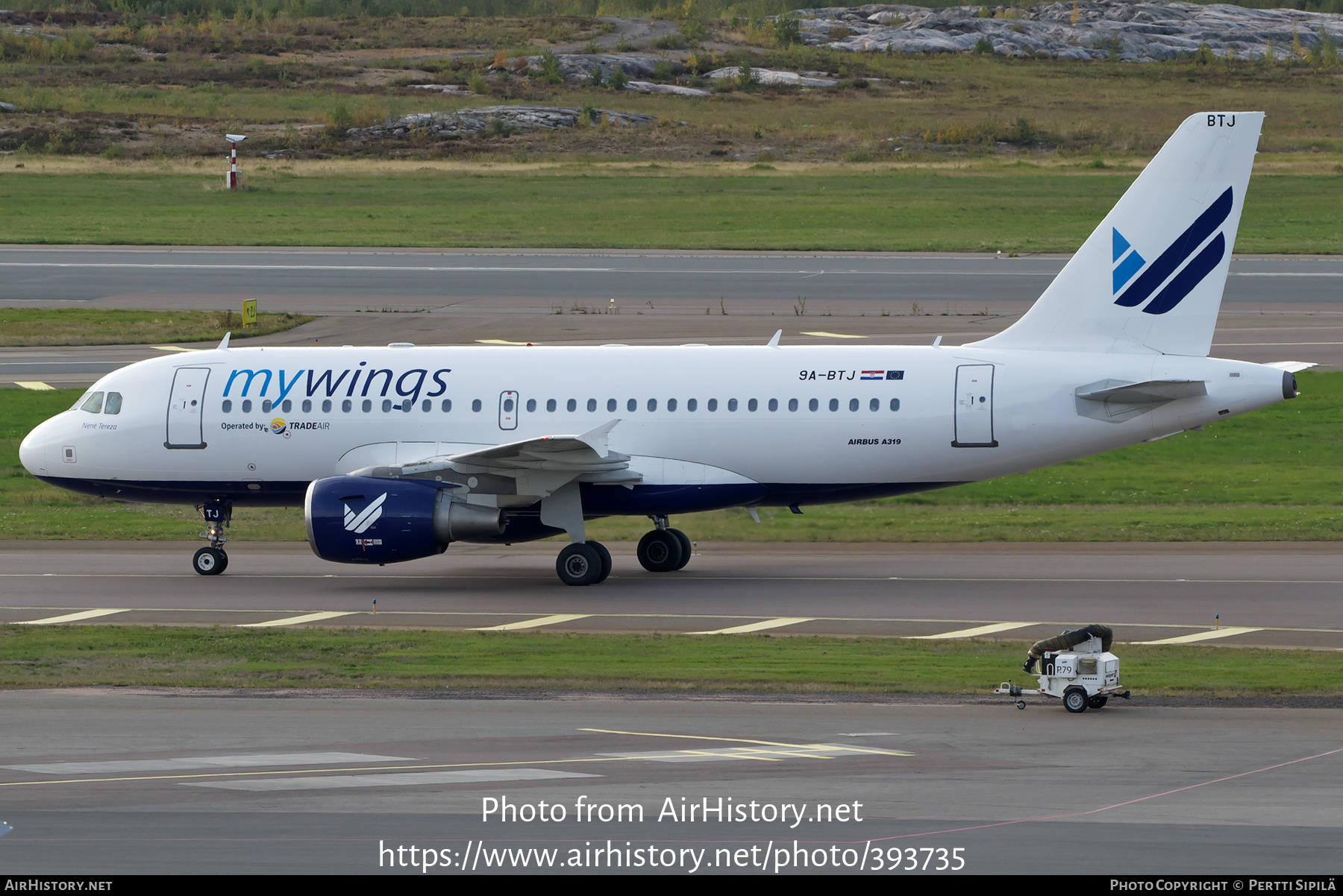 Aircraft Photo of 9A-BTJ | Airbus A319-112 | MyWings | AirHistory.net #393735