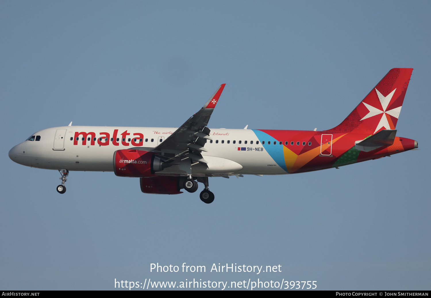 Aircraft Photo of 9H-NEB | Airbus A320-251N | Air Malta | AirHistory.net #393755