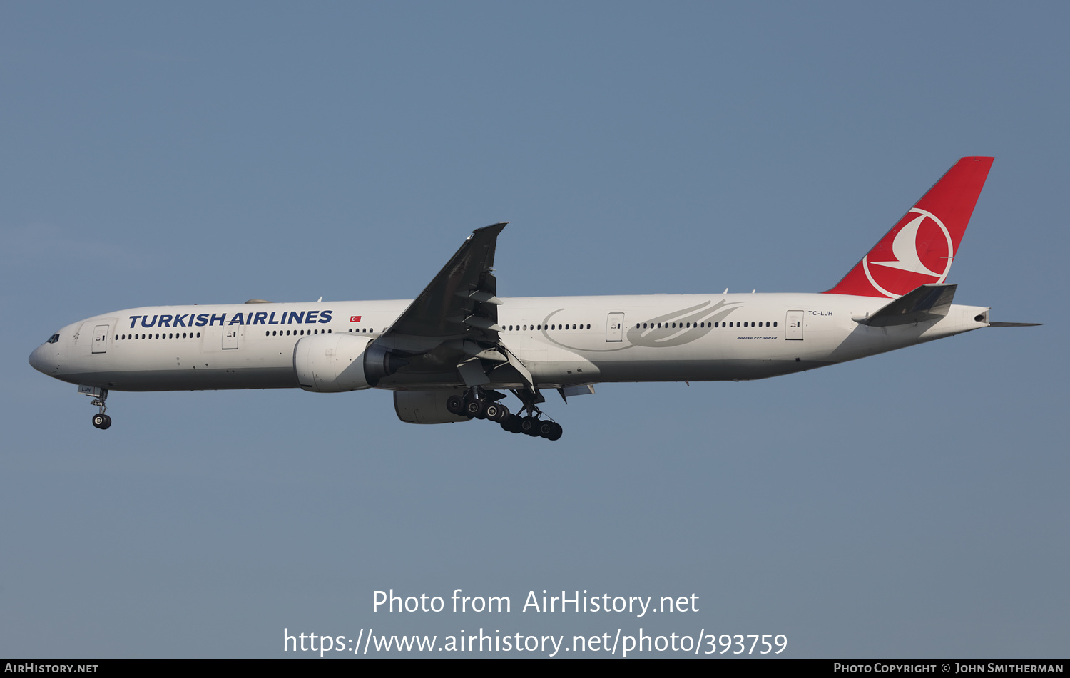 Aircraft Photo of TC-LJH | Boeing 777-3F2/ER | Turkish Airlines | AirHistory.net #393759