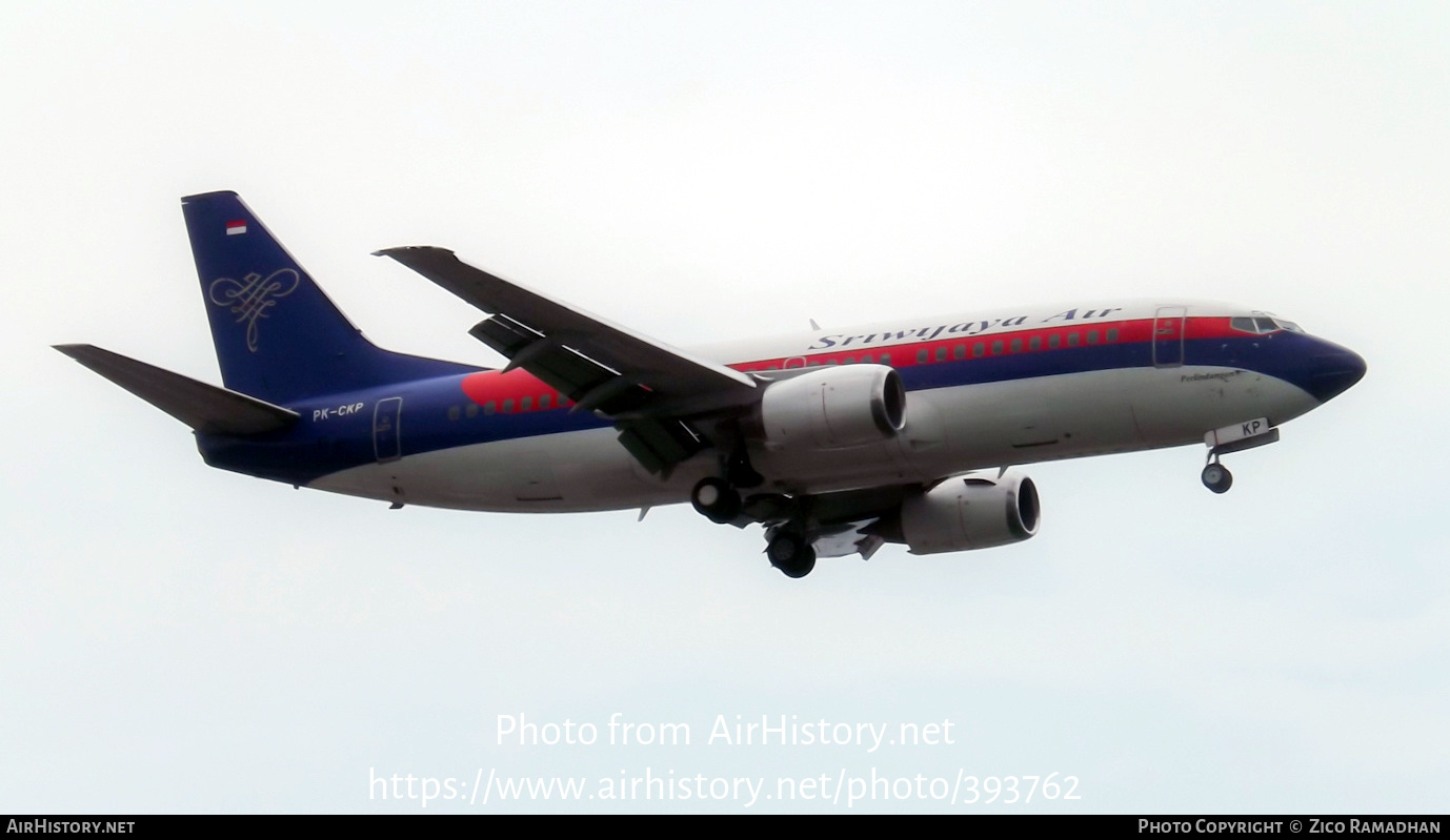 Aircraft Photo of PK-CKP | Boeing 737-36N | Sriwijaya Air | AirHistory.net #393762