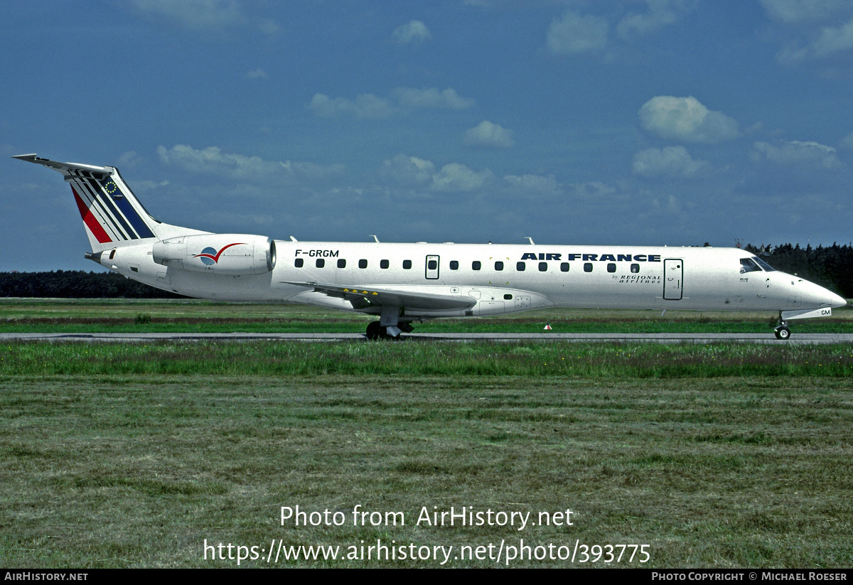 Aircraft Photo of F-GRGM | Embraer ERJ-145EU (EMB-145EU) | Air France | AirHistory.net #393775