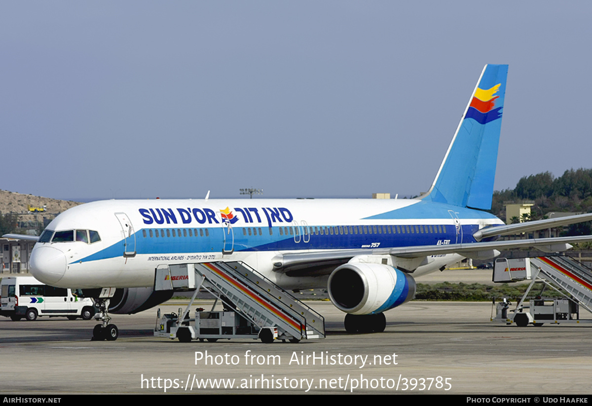 Aircraft Photo of 4X-EBT | Boeing 757-258 | Sun d'Or International Airlines | AirHistory.net #393785