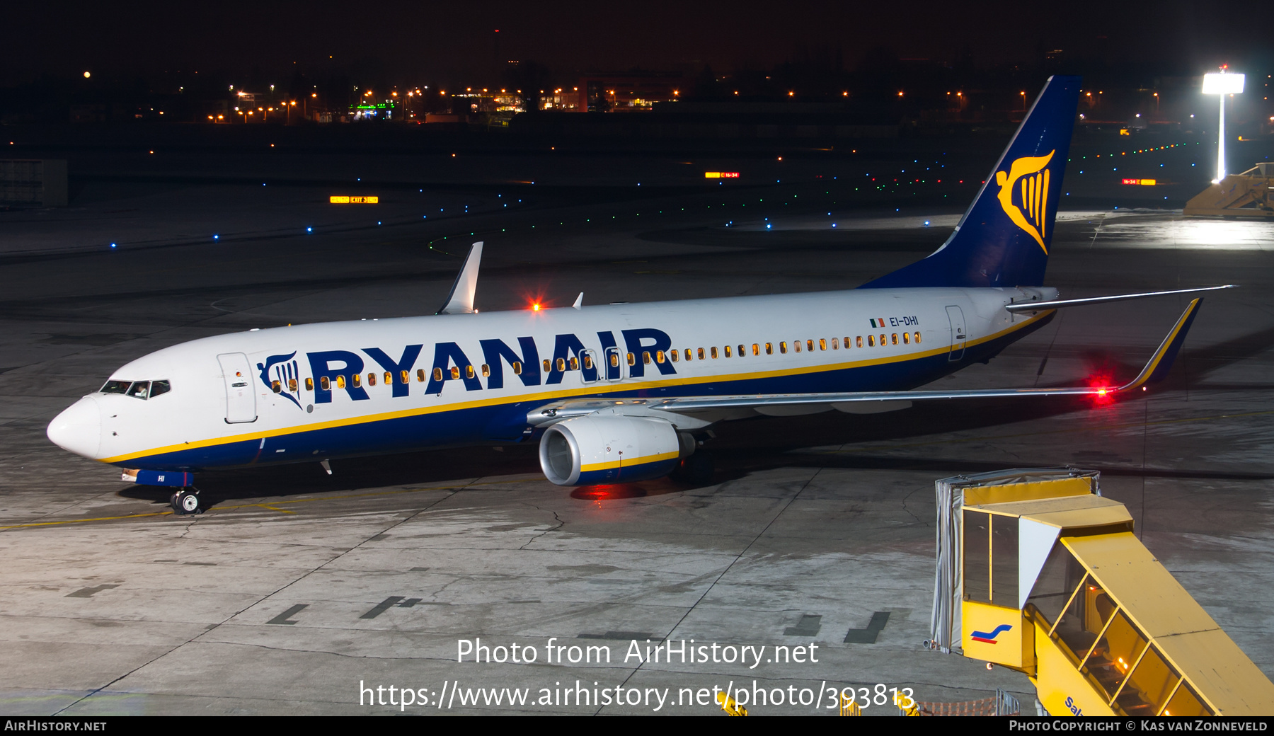 Aircraft Photo of EI-DHI | Boeing 737-8AS | Ryanair | AirHistory.net #393813