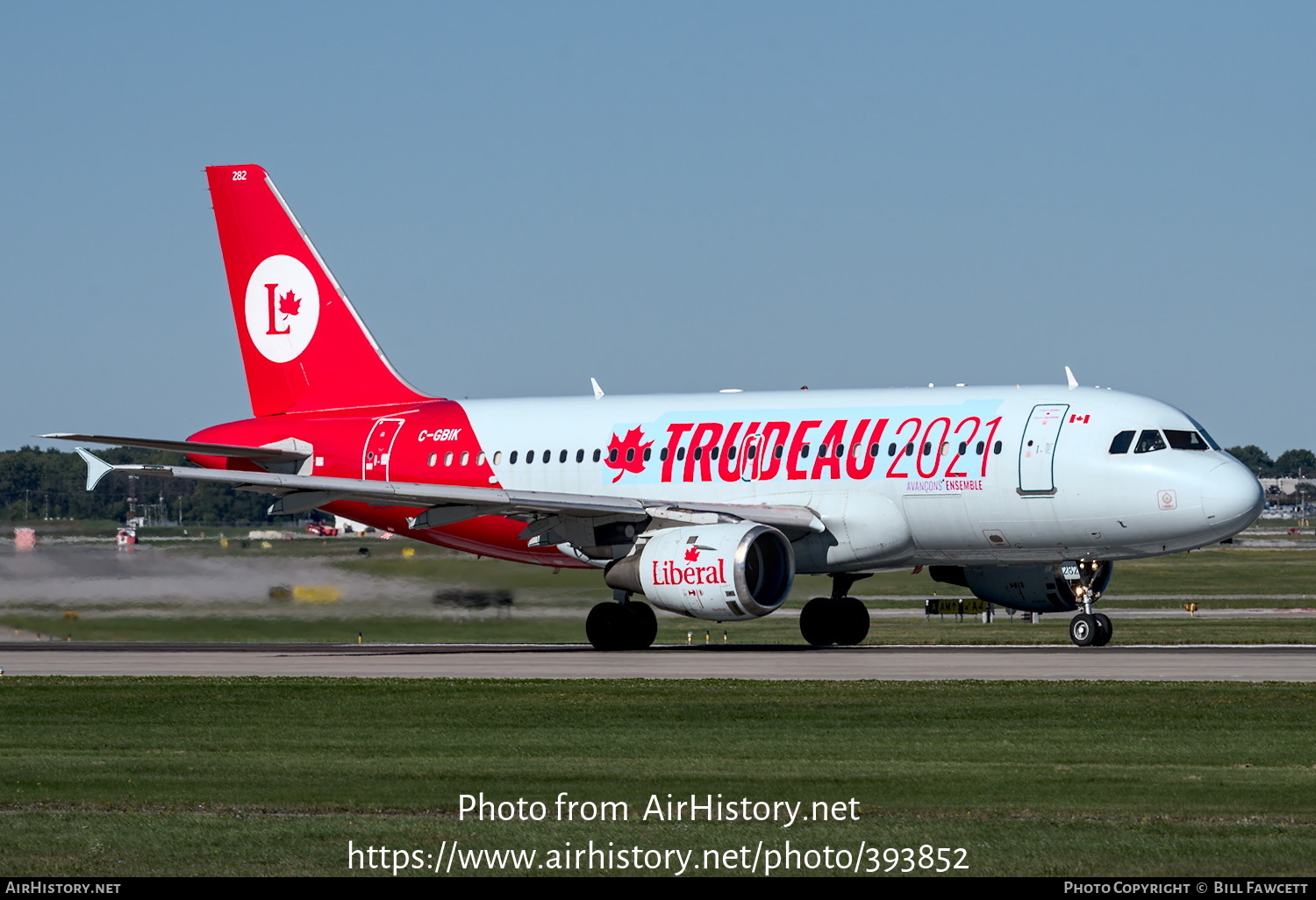 Aircraft Photo of C-GBIK | Airbus A319-114 | AirHistory.net #393852