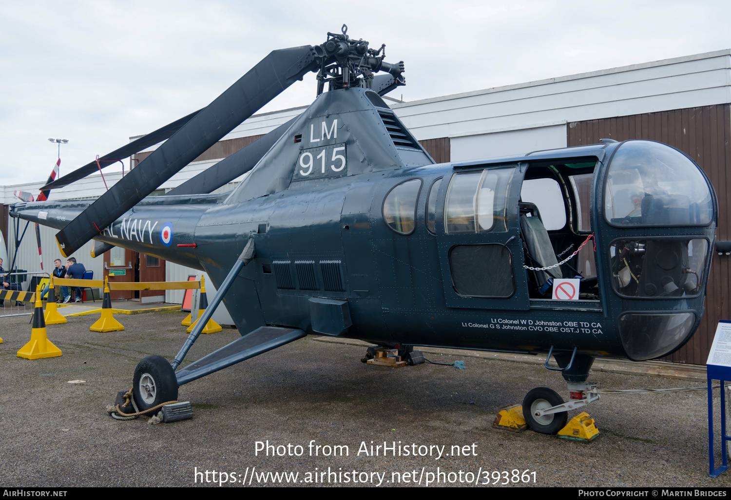 Aircraft Photo of WP495 | Westland WS-51 Dragonfly HR5 | UK - Navy | AirHistory.net #393861