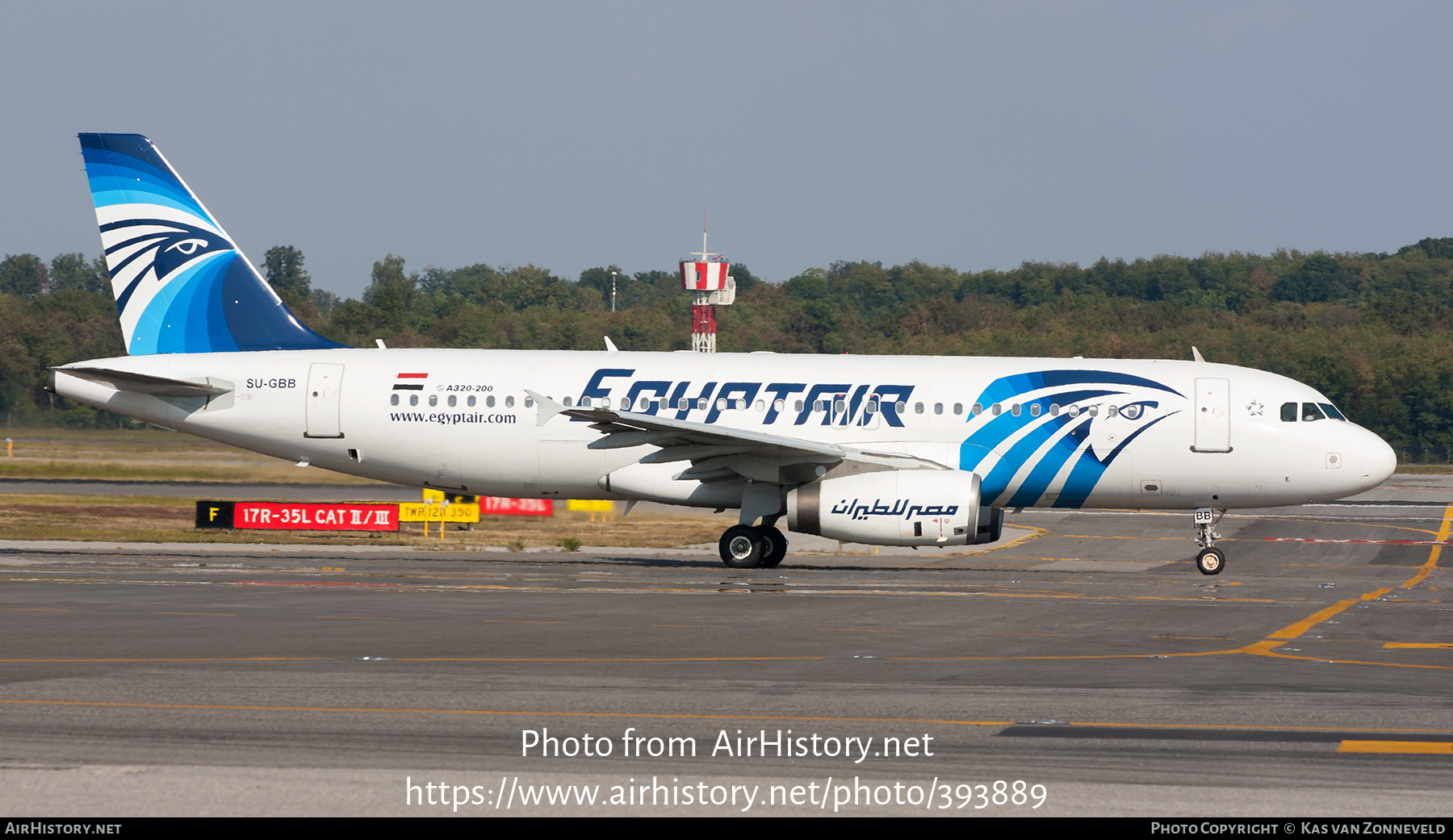 Aircraft Photo of SU-GBB | Airbus A320-231 | EgyptAir | AirHistory.net #393889