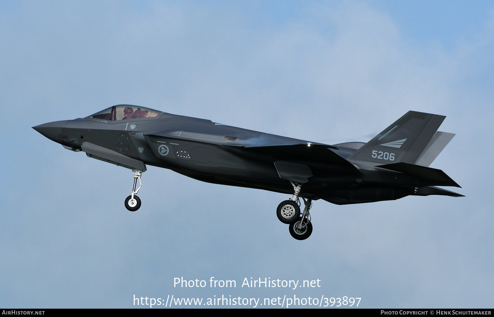 Aircraft Photo of 5206 | Lockheed Martin F-35A Lightning II | Norway - Air Force | AirHistory.net #393897