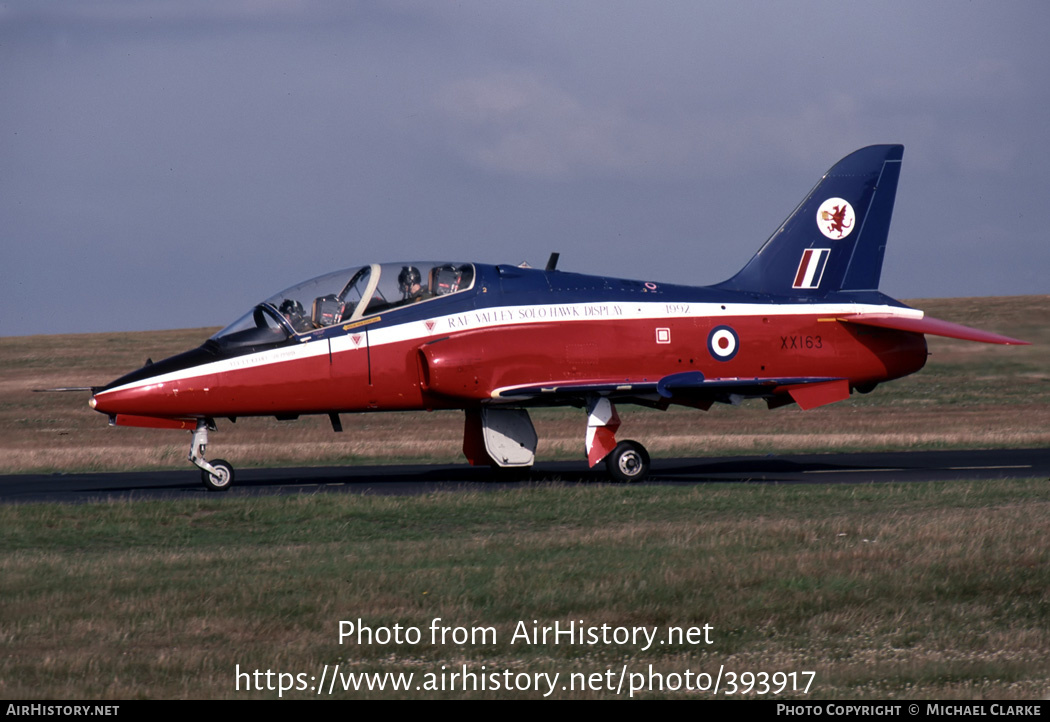 Aircraft Photo of XX163 | Hawker Siddeley Hawk T1 | UK - Air Force | AirHistory.net #393917