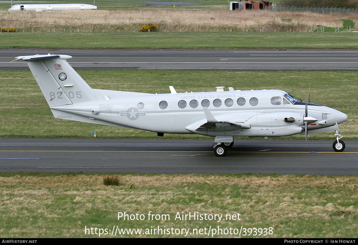 Aircraft Photo of 168205 / 8205 | Hawker Beechcraft UC-12W Huron (B300C) | USA - Marines | AirHistory.net #393938