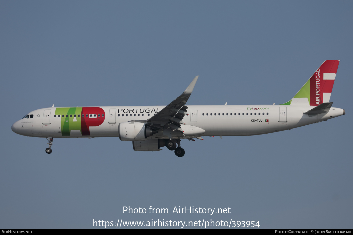 Aircraft Photo of CS-TJJ | Airbus A321-251N | TAP Air Portugal | AirHistory.net #393954