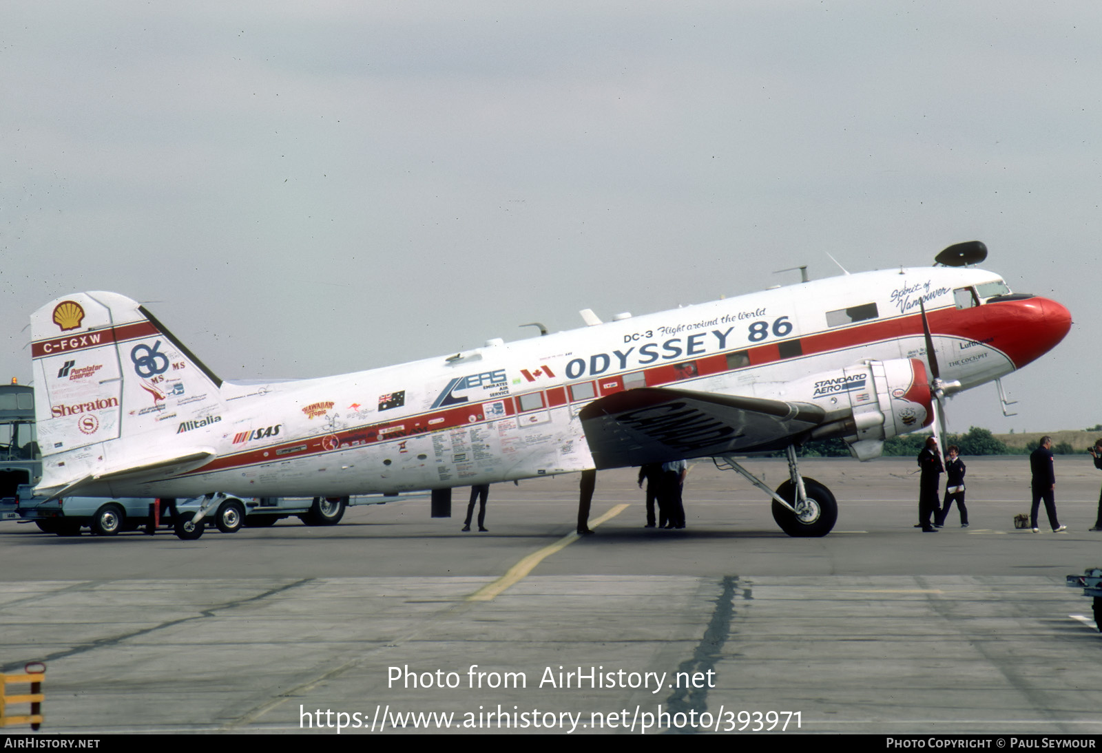 Aircraft Photo of C-FGXW | Douglas DC-3(C) | Odyssey 86 | AirHistory.net #393971