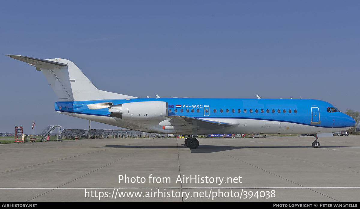 Aircraft Photo of PH-WXC | Fokker 70 (F28-0070) | KLM Cityhopper | AirHistory.net #394038