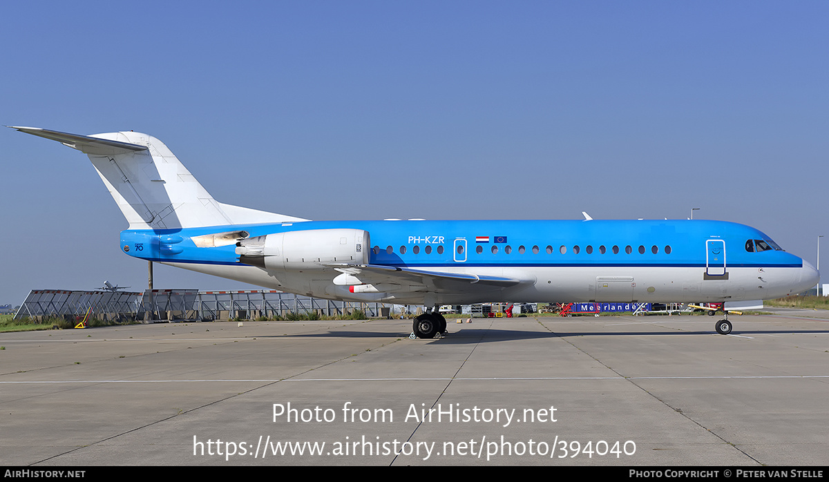 Aircraft Photo of PH-KZR | Fokker 70 (F28-0070) | KLM Cityhopper | AirHistory.net #394040