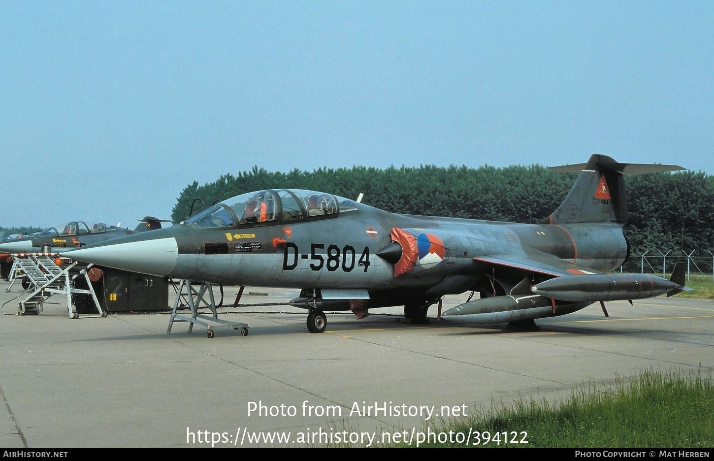 Aircraft Photo of D-5804 | Lockheed TF-104G Starfighter | Netherlands - Air Force | AirHistory.net #394122