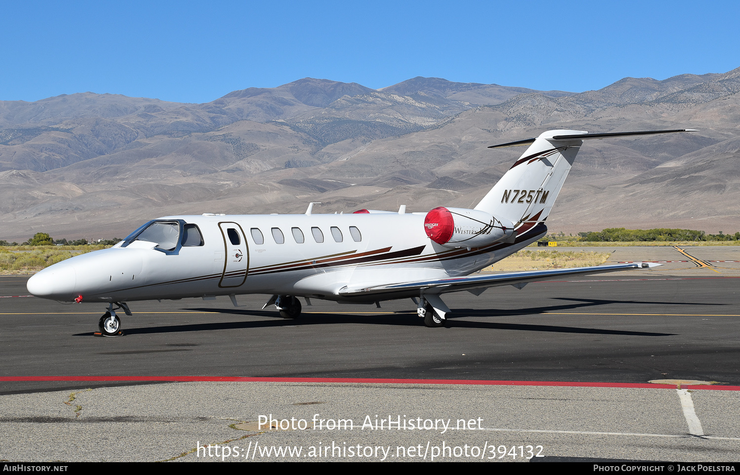 Aircraft Photo of N725TM | Cessna 525B CitationJet CJ3+ | Western Inns | AirHistory.net #394132