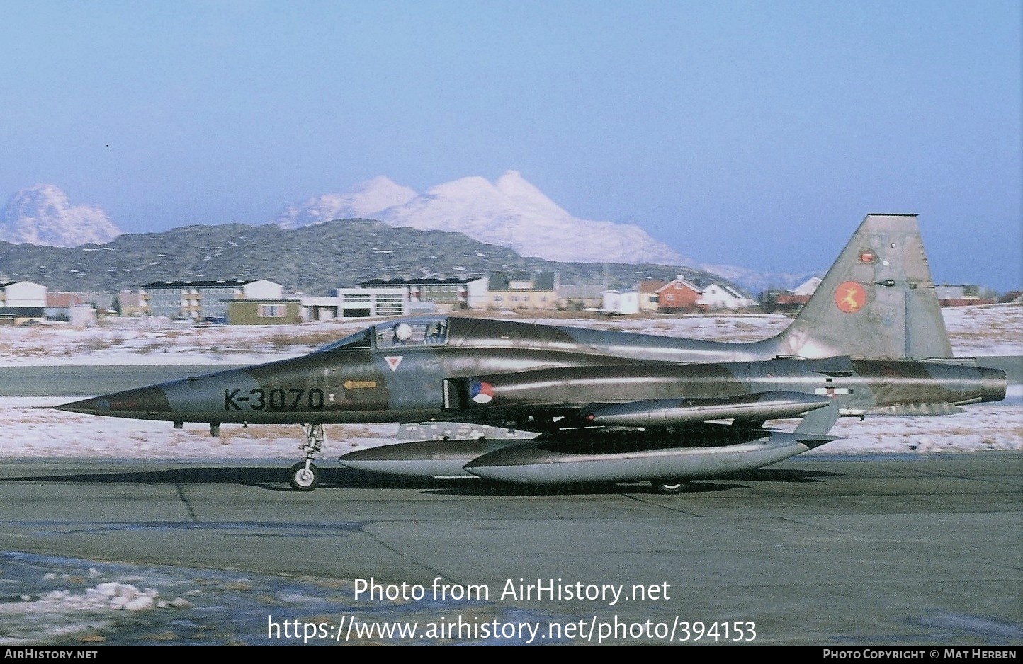 Aircraft Photo of K-3070 | Canadair NF-5A | Netherlands - Air Force | AirHistory.net #394153