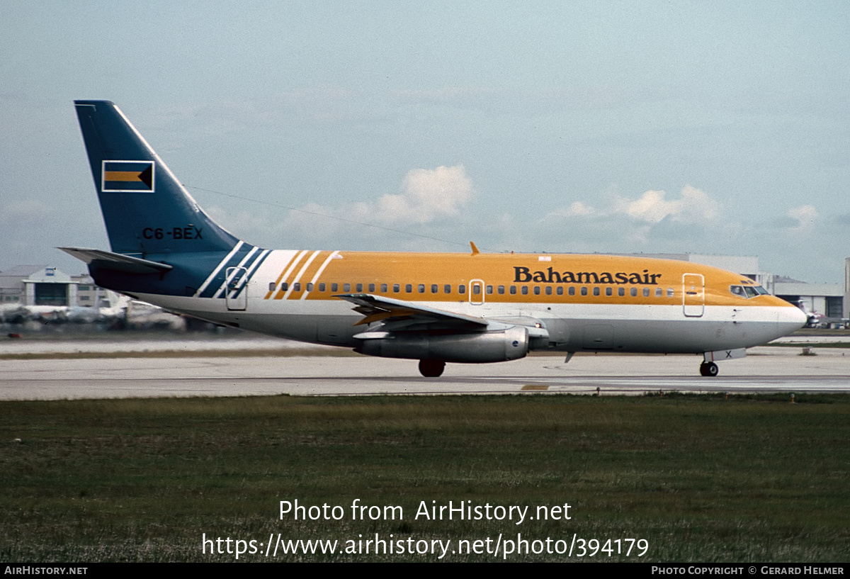 Aircraft Photo of C6-BEX | Boeing 737-2L9/Adv | Bahamasair | AirHistory.net #394179