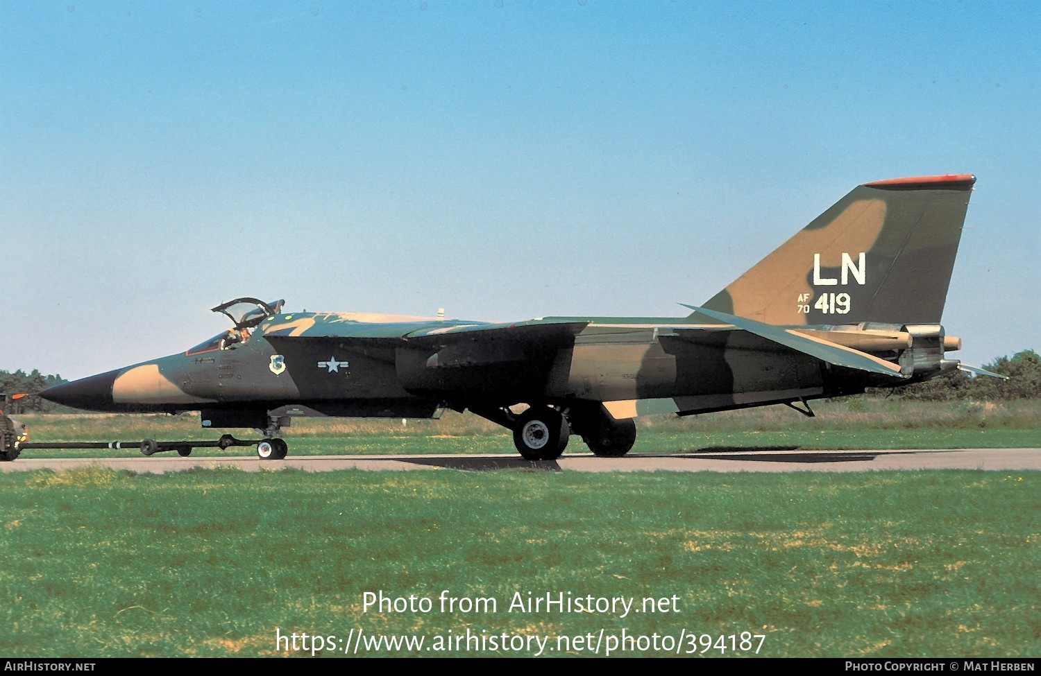 Aircraft Photo of 70-2419 / AF70-419 | General Dynamics F-111F Aardvark | USA - Air Force | AirHistory.net #394187