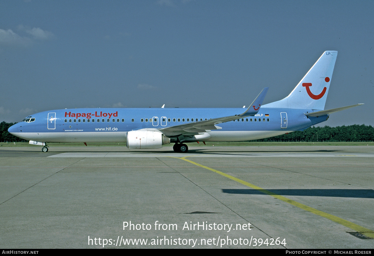 Aircraft Photo of D-AHLP | Boeing 737-8K5 | Hapag-Lloyd | AirHistory.net #394264